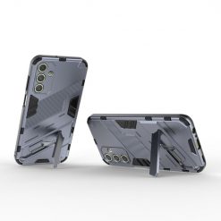 Lacné Kryty | Odolný Kryt Punk armor case sivý – Samsung Galaxy A15 4G/5G | Lacné Kryty