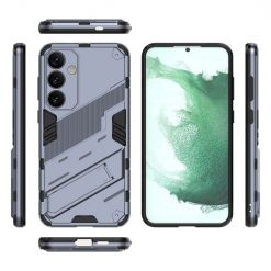 Lacné Kryty | Odolný Kryt Punk armor case sivý – Samsung Galaxy S24+ (S24 Plus) | Lacné Kryty