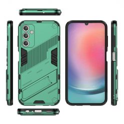 Lacné Kryty | Odolný Kryt Punk armor case zelený – Samsung Galaxy A25 5G | Lacné Kryty