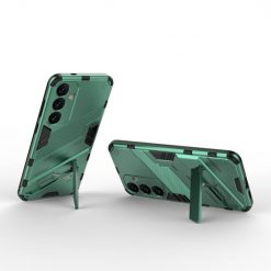 Lacné Kryty | Odolný Kryt Punk armor case zelený – Samsung Galaxy S24+ (S24 Plus) | Lacné Kryty