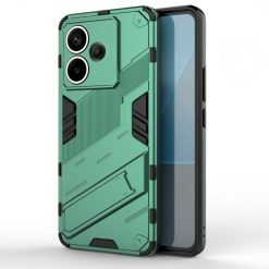 Lacné Kryty | Odolný Kryt Punk armor case zelený – Xiaomi Redmi Note 13 Pro+ 5G | Lacné Kryty