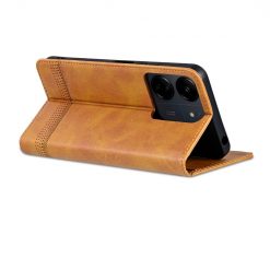 Peňaženkové puzdro AZNS book case bledohnedé – Xiaomi Redmi 13C / Redmi 13C 5G / Xiaomi Poco C65 | Lacné Kryty Lacné Kryty | Peňaženkové puzdro AZNS book case bledohnedé – Xiaomi Redmi 13C / Redmi 13C 5G / Xiaomi Poco C65 | Lacné Kryty