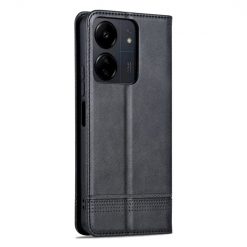 Lacné Kryty | Peňaženkové puzdro AZNS book case čierne – Xiaomi Redmi 13C / Xiaomi Poco C65 | Lacné Kryty
