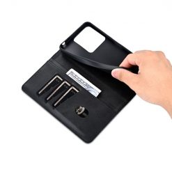 Lacné Kryty | Peňaženkové puzdro AZNS book case čierne – Xiaomi Redmi 13C / Xiaomi Poco C65 | Lacné Kryty