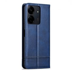 Lacné Kryty | Peňaženkové puzdro AZNS book case modré – Xiaomi Redmi 13C / Xiaomi Poco C65 | Lacné Kryty