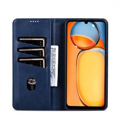 Lacné Kryty | Peňaženkové puzdro AZNS book case modré – Xiaomi Redmi 13C / Xiaomi Poco C65 | Lacné Kryty