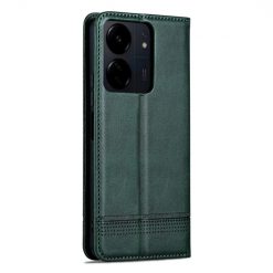 Lacné Kryty | Peňaženkové puzdro AZNS book case zelené – Xiaomi Redmi 13C / Xiaomi Poco C65 | Lacné Kryty