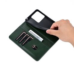 Lacné Kryty | Peňaženkové puzdro AZNS book case zelené – Xiaomi Redmi 13C / Xiaomi Poco C65 | Lacné Kryty