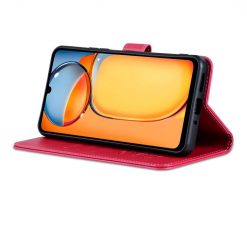 Lacné Kryty | Peňaženkové puzdro AZNS Sheepskin Texture červené – Xiaomi Redmi 13C / Xiaomi Poco C65 | Lacné Kryty