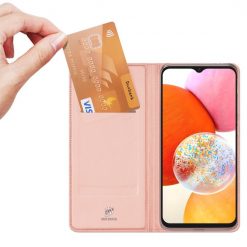 Peňaženkové puzdro Dux Ducis Skin Pro ružové – Samsung Galaxy A15 4G/5G | Lacné Kryty Lacné Kryty | Peňaženkové puzdro Dux Ducis Skin Pro ružové – Samsung Galaxy A15 4G/5G | Lacné Kryty