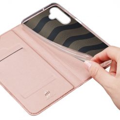 Peňaženkové puzdro Dux Ducis Skin Pro ružové – Samsung Galaxy A15 4G/5G | Lacné Kryty Lacné Kryty | Peňaženkové puzdro Dux Ducis Skin Pro ružové – Samsung Galaxy A15 4G/5G | Lacné Kryty