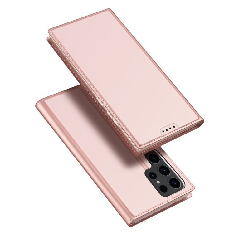 E-shop Peňaženkové puzdro Dux Ducis Skin Pro ružové – Samsung Galaxy S24 Ultra