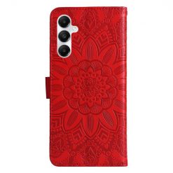 Peňaženkové puzdro Embossing Pattern Slnečnica červené – Samsung Galaxy A05s | Lacné Kryty Lacné Kryty | Peňaženkové puzdro Embossing Pattern Slnečnica červené – Samsung Galaxy A05s | Lacné Kryty