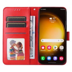 Peňaženkové puzdro Embossing Pattern Slnečnica červené – Samsung Galaxy S24 Ultra | Lacné Kryty Lacné Kryty | Peňaženkové puzdro Embossing Pattern Slnečnica červené – Samsung Galaxy S24 Ultra | Lacné Kryty