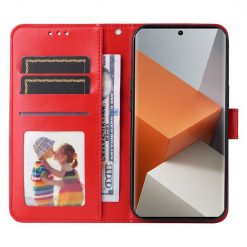 Peňaženkové puzdro Embossing Pattern Slnečnica červené – Xiaomi Redmi Note 13 Pro+ 5G | Lacné Kryty Lacné Kryty | Peňaženkové puzdro Embossing Pattern Slnečnica červené – Xiaomi Redmi Note 13 Pro+ 5G | Lacné Kryty