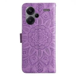 Peňaženkové puzdro Embossing Pattern Slnečnica fialové – Xiaomi Redmi Note 13 Pro+ 5G | Lacné Kryty Lacné Kryty | Peňaženkové puzdro Embossing Pattern Slnečnica fialové – Xiaomi Redmi Note 13 Pro+ 5G | Lacné Kryty