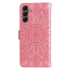 Peňaženkové puzdro Embossing Pattern Slnečnica ružové – Samsung Galaxy A25 5G | Lacné Kryty Lacné Kryty | Peňaženkové puzdro Embossing Pattern Slnečnica ružové – Samsung Galaxy A25 5G | Lacné Kryty