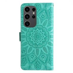 Peňaženkové puzdro Embossing Pattern Slnečnica zelené – Samsung Galaxy S24 Ultra | Lacné Kryty Lacné Kryty | Peňaženkové puzdro Embossing Pattern Slnečnica zelené – Samsung Galaxy S24 Ultra | Lacné Kryty