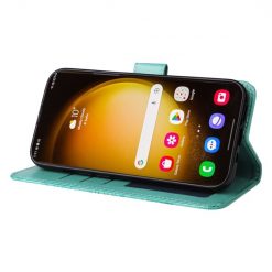 Peňaženkové puzdro Embossing Pattern Slnečnica zelené – Samsung Galaxy S24 Ultra | Lacné Kryty Lacné Kryty | Peňaženkové puzdro Embossing Pattern Slnečnica zelené – Samsung Galaxy S24 Ultra | Lacné Kryty