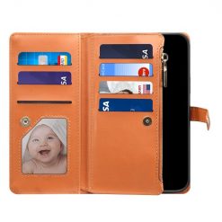 Lacné Kryty | Peňaženkové puzdro Eseble Star Wallet case hnedé – Samsung Galaxy A25 5G | Lacné Kryty