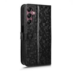 Peňaženkové puzdro Honeycomb Dot Texture Case čierne – Samsung Galaxy A15 4G/5G | Lacné Kryty Lacné Kryty | Peňaženkové puzdro Honeycomb Dot Texture Case čierne – Samsung Galaxy A15 4G/5G | Lacné Kryty
