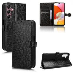 Peňaženkové puzdro Honeycomb Dot Texture Case čierne – Samsung Galaxy A15 4G/5G | Lacné Kryty Lacné Kryty | Peňaženkové puzdro Honeycomb Dot Texture Case čierne – Samsung Galaxy A15 4G/5G | Lacné Kryty