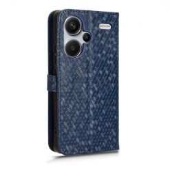 Lacné Kryty | Peňaženkové puzdro Honeycomb Dot Texture Case modré – Xiaomi Redmi Note 13 Pro+ 5G | Lacné Kryty