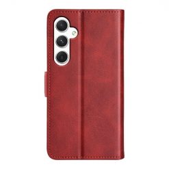 Lacné Kryty | Peňaženkové puzdro Magnetic fresh case červené – Samsung Galaxy S24+ (S24 Plus) | Lacné Kryty