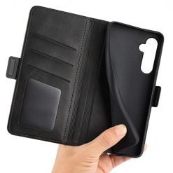 Peňaženkové puzdro Magnetic fresh case čierne – Samsung Galaxy S24+ (S24 Plus) | Lacné Kryty Lacné Kryty | Peňaženkové puzdro Magnetic fresh case čierne – Samsung Galaxy S24+ (S24 Plus) | Lacné Kryty