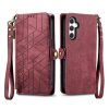Lacné Kryty | Peňaženkové puzdro Purse case fialové – Samsung Galaxy A25 5G | Lacné Kryty