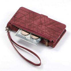 Lacné Kryty | Peňaženkové puzdro Purse case červené – Samsung Galaxy A25 5G | Lacné Kryty