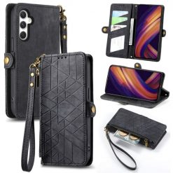 Lacné Kryty | Peňaženkové puzdro Purse case čierne – Samsung Galaxy A25 5G | Lacné Kryty