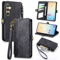 Lacné Kryty | Peňaženkové puzdro Purse case čierne – Samsung Galaxy S24+ (S24 Plus) | Lacné Kryty