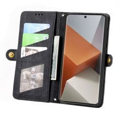 Lacné Kryty | Peňaženkové puzdro Purse case čierne – Xiaomi Redmi Note 13 Pro+ 5G | Lacné Kryty