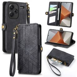 Lacné Kryty | Peňaženkové puzdro Purse case čierne – Xiaomi Redmi Note 13 Pro+ 5G | Lacné Kryty