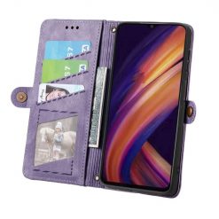 Lacné Kryty | Peňaženkové puzdro Purse case fialové – Samsung Galaxy A25 5G | Lacné Kryty