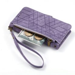 Lacné Kryty | Peňaženkové puzdro Purse case fialové – Samsung Galaxy A25 5G | Lacné Kryty