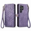 Lacné Kryty | Peňaženkové puzdro Purse case hnedé – Samsung Galaxy S24 Ultra | Lacné Kryty