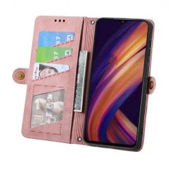 Peňaženkové puzdro Purse case ružové – Samsung Galaxy A25 5G | Lacné Kryty Lacné Kryty | Peňaženkové puzdro Purse case ružové – Samsung Galaxy A25 5G | Lacné Kryty