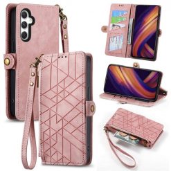 Peňaženkové puzdro Purse case ružové – Samsung Galaxy A25 5G | Lacné Kryty Lacné Kryty | Peňaženkové puzdro Purse case ružové – Samsung Galaxy A25 5G | Lacné Kryty