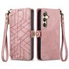 Lacné Kryty | Peňaženkové puzdro Magnetic fresh case červené – Samsung Galaxy S24+ (S24 Plus) | Lacné Kryty