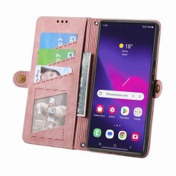 Peňaženkové puzdro Purse case ružové – Samsung Galaxy S24 Ultra | Lacné Kryty Lacné Kryty | Peňaženkové puzdro Purse case ružové – Samsung Galaxy S24 Ultra | Lacné Kryty