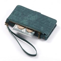 Lacné Kryty | Peňaženkové puzdro Purse case zelené – Samsung Galaxy A25 5G | Lacné Kryty
