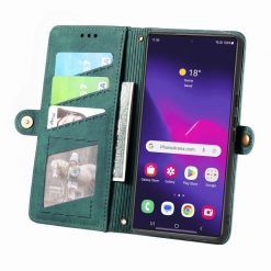 Lacné Kryty | Peňaženkové puzdro Purse case zelené – Samsung Galaxy S24 Ultra | Lacné Kryty