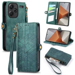 Lacné Kryty | Peňaženkové puzdro Purse case zelené – Xiaomi Redmi Note 13 Pro+ 5G | Lacné Kryty