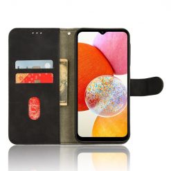 Lacné Kryty | Peňaženkové puzdro Solid čierne – Samsung Galaxy A15 4G/5G | Lacné Kryty