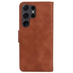 Peňaženkové puzdro Solid hnedé – Samsung Galaxy S24 Ultra | Lacné Kryty Lacné Kryty | Peňaženkové puzdro Solid hnedé – Samsung Galaxy S24 Ultra | Lacné Kryty