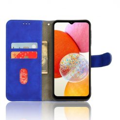 Lacné Kryty | Peňaženkové puzdro Solid modré – Samsung Galaxy A25 5G | Lacné Kryty