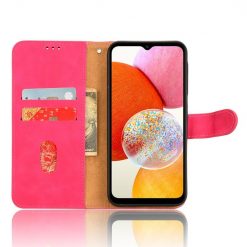Lacné Kryty | Peňaženkové puzdro Solid ružové – Samsung Galaxy A25 5G | Lacné Kryty