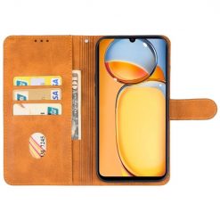 Lacné Kryty | Peňaženkové puzdro Splendid case hnedé – Xiaomi Redmi 13C / Xiaomi Poco C65 | Lacné Kryty